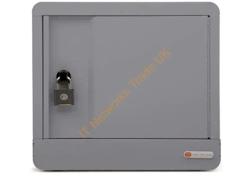TVS10USBC-PM - Bretford Cube Micro Station Portable Device Management Cabinet Platinum