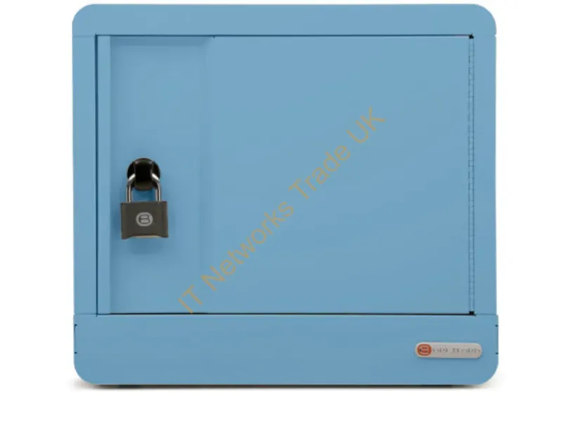 TVS10USBC-SKY - Bretford Cube Micro Station Portable Device Management Cabinet Blue