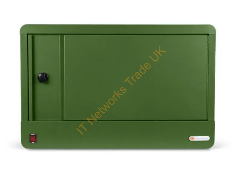 TVS16PAC-GRA - Bretford Cube Micro Station Portable Device Management Cabinet Green