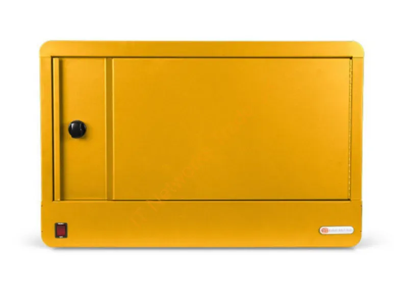 TVS16PAC-MUS - Bretford Cube Micro Station Portable Device Management Cabinet Yellow