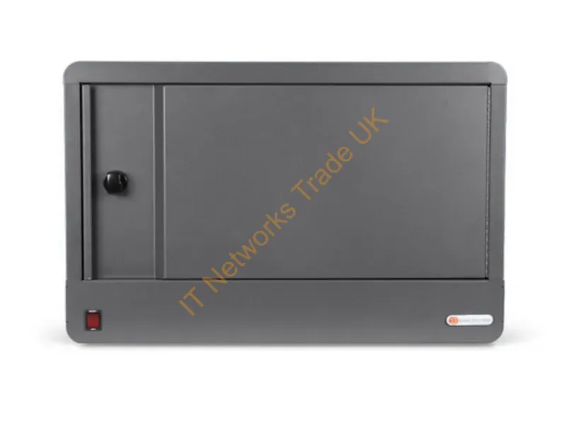 TVS16PAC-PM - Bretford Cube Micro Station Portable Device Management Cabinet Platinum