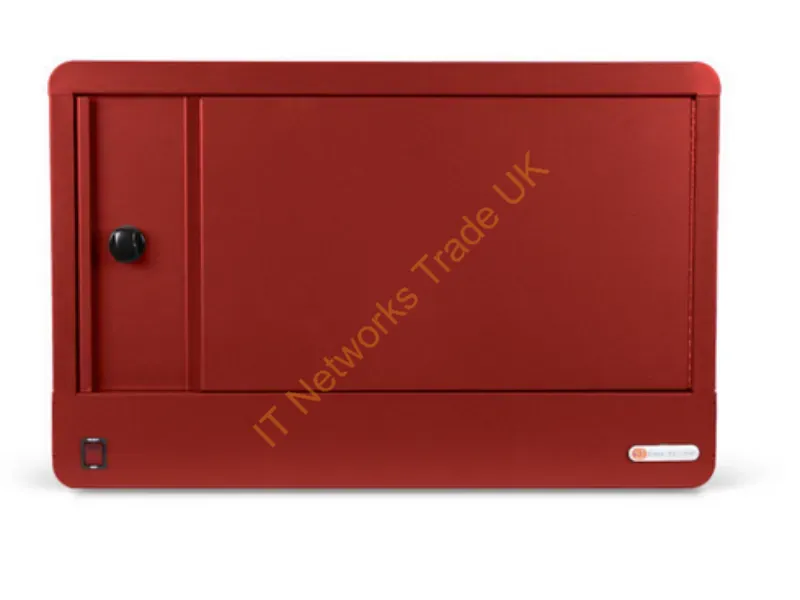TVS16PAC-RED - Bretford Cube Micro Station Portable Device Management Cabinet Red