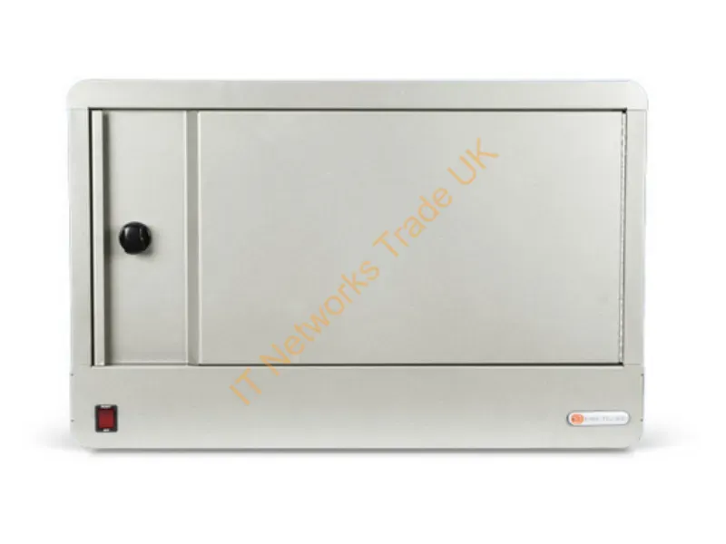 TVS16USBC-CT - Bretford Cube Micro Station Portable Device Management Cabinet Gray