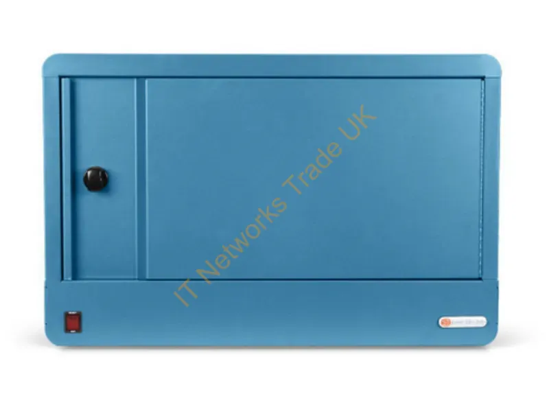 TVS16USBC-SKY - Bretford Cube Micro Station Portable Device Management Cabinet Blue