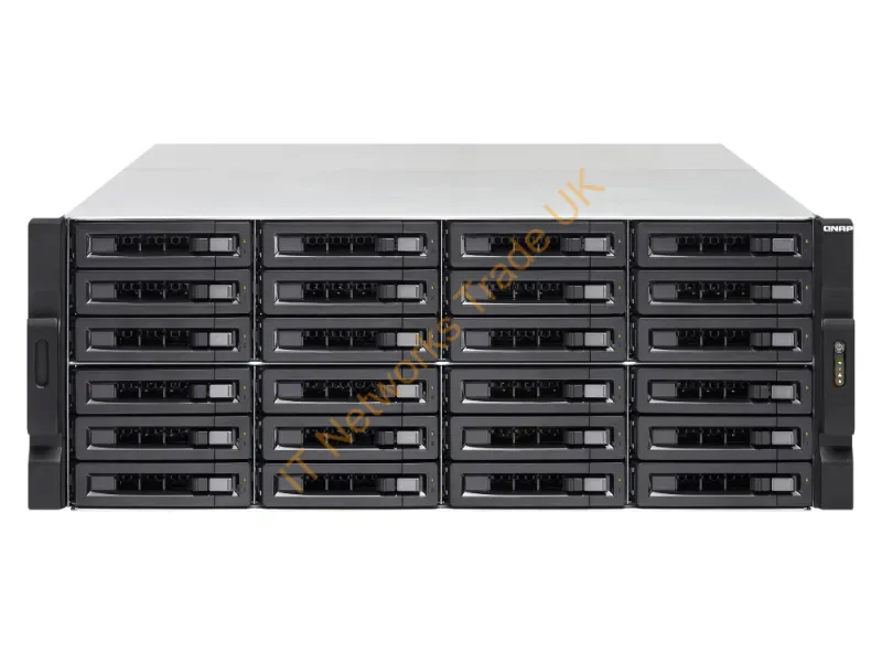 TVSEC2480USASRP8GER2 - Qnap Tvs-Ec2480U-Sas-Rp R2 Nas Rack (4U) Intel Xeon E3 V3 Family E3-1246V3 8 Gb Ddr3 0 Tb Qnap Turbo Nas System Black