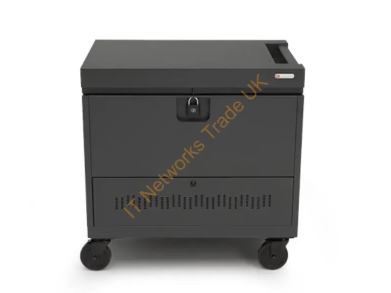TVTL40PAC-BP - Bretford Cube Toploader Portable Device Management Cart Black