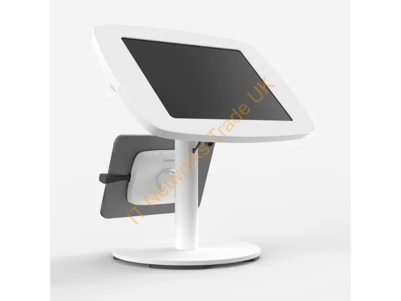 TWCO-W4-SG2-MX - Bouncepad Original Twin + Counter Base | Microsoft Surface Go 2/3/4 (2020 2023) | White | Exposed Front Camera and Home Button