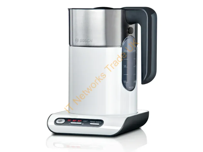 TWK8611P - Bosch TWK8611P electric kettle 1.5 L 2400 W Anthracite, Stainless steel, White
