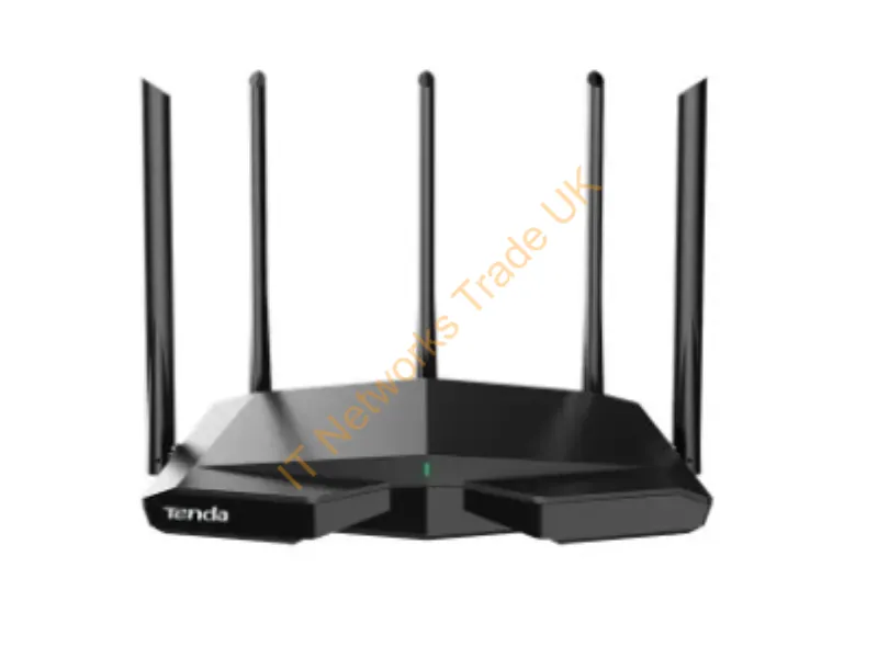 TX27PRO - Tenda Tx27 Pro Wireless Router Gigabit Ethernet Tri-Band (2.4 Ghz / 5 Ghz / 6 Ghz) Black