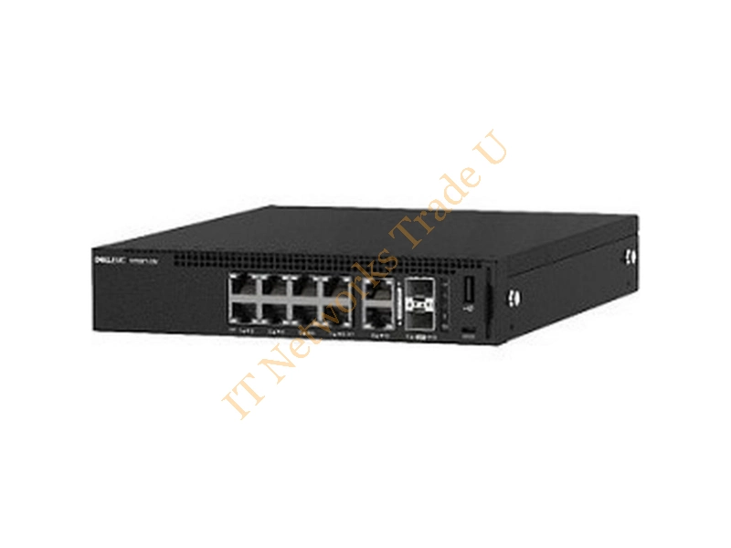 TXTN6 Dell N1108T-ON 8-Port 8 x 10/100/1000 + 2 x Gigabit SFP Gigabit Ethernet Rack-Mountable 1U Network Switch