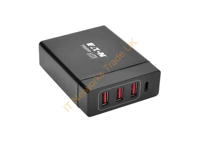 U280-004-WS3C1 - Tripp Lite U280-004-Ws3C1 Mobile Device Charger Universal Black, Red Ac Indoor