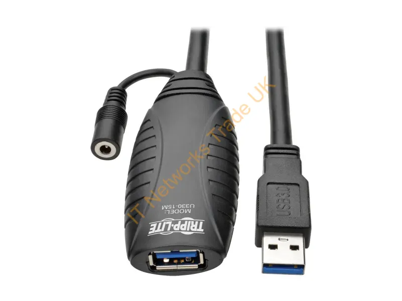 U330-15M - Tripp Lite U330-15M Usb Cable Usb 3.2 Gen 1 (3.1 Gen 1) 590.6" (15 M) Usb A Black