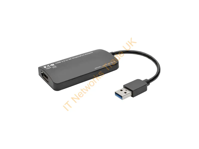 U344-001-DP-4K - Tripp Lite U344-001-Dp-4K Video Cable Adapter Displayport Black