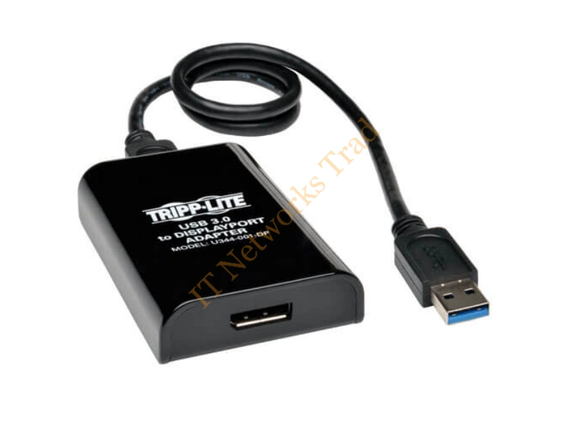 U344-001-DP Tripp-Lite USB 3.0 SuperSpeed to DisplayPort Dual Monitor External Video Graphics Card