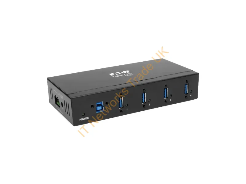 U360-004-IND - Tripp Lite U360-004-Ind Interface Hub Usb 3.2 Gen 1 (3.1 Gen 1) Type-B 5000 Mbit/S Black