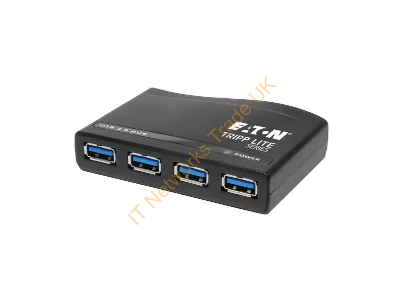 U360-004-R - Tripp Lite U360-004-R Interface Hub 5000 Mbit/S Black
