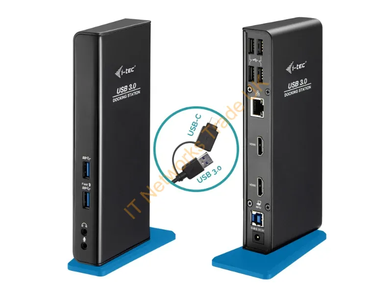U3DUALHDMIDOCK - i-tec USB 3.0/USB-C Dual HDMI Docking Station