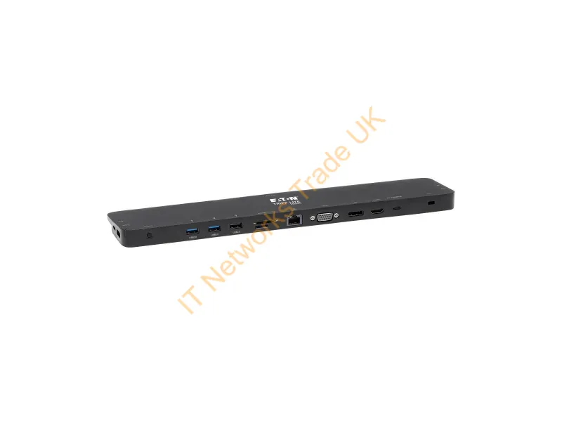 U442-DOCK7D-B - Tripp Lite U442-DOCK7D-B USB-C Dock, Triple Display 4K HDMI & DP, VGA, USB 3.x (5Gbps) and USB 2.0 Hub Ports, GbE, 100W PD Charging
