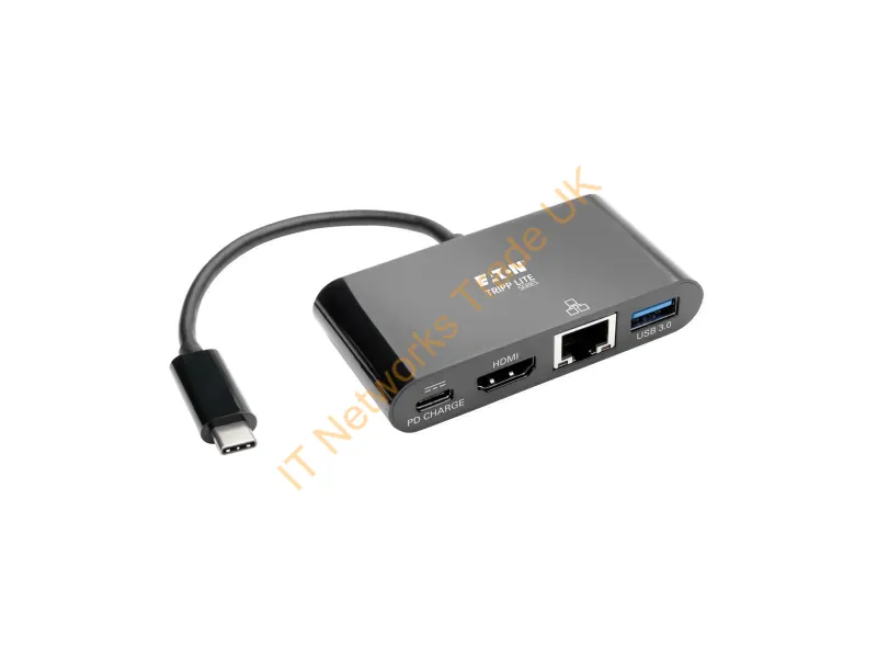 U444-06N-H4GUBC - Tripp Lite U444-06N-H4Gubc Laptop Dock/Port Replicator Usb 3.2 Gen 2 (3.1 Gen 2) Type-C Black
