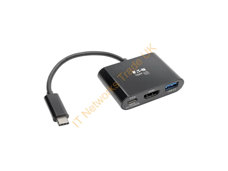 U444-06N-H4UB-C - Tripp Lite U444-06N-H4Ub-C Usb Graphics Adapter Black