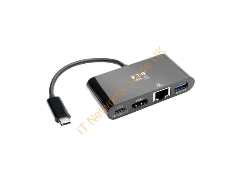 U444-06N-HGUB-C - Tripp Lite U444-06N-Hgub-C Laptop Dock/Port Replicator Usb 3.2 Gen 2 (3.1 Gen 2) Type-C Black