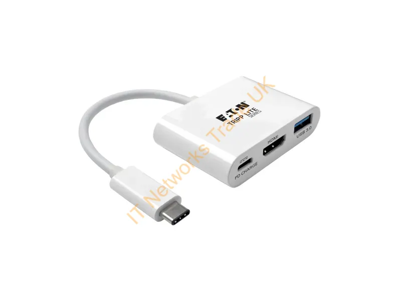 U444-06N-HU-C - Tripp Lite U444-06N-Hu-C Laptop Dock/Port Replicator Usb 3.2 Gen 1 (3.1 Gen 1) Type-C White