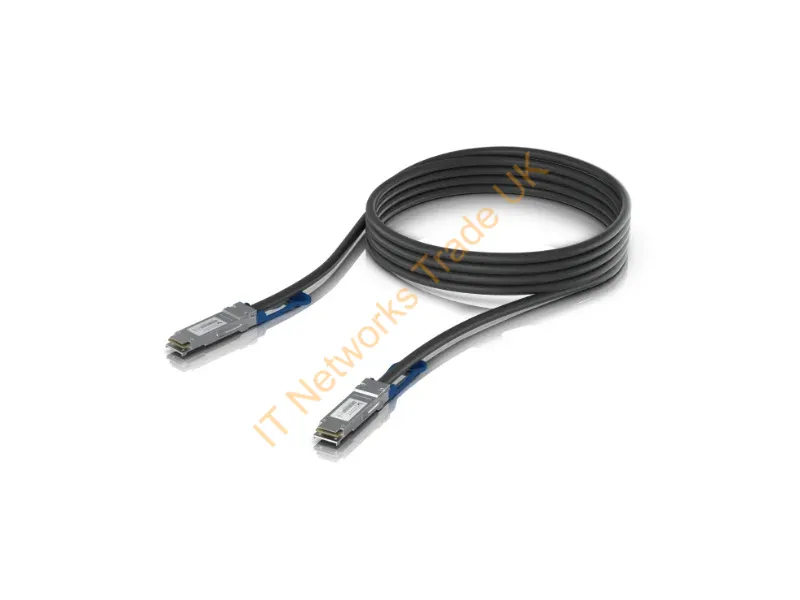 UACC-DAC-QSFP28-3M - Ubiquiti UACC-DAC-QSFP28-3M InfiniBand/fibre optic cable Black