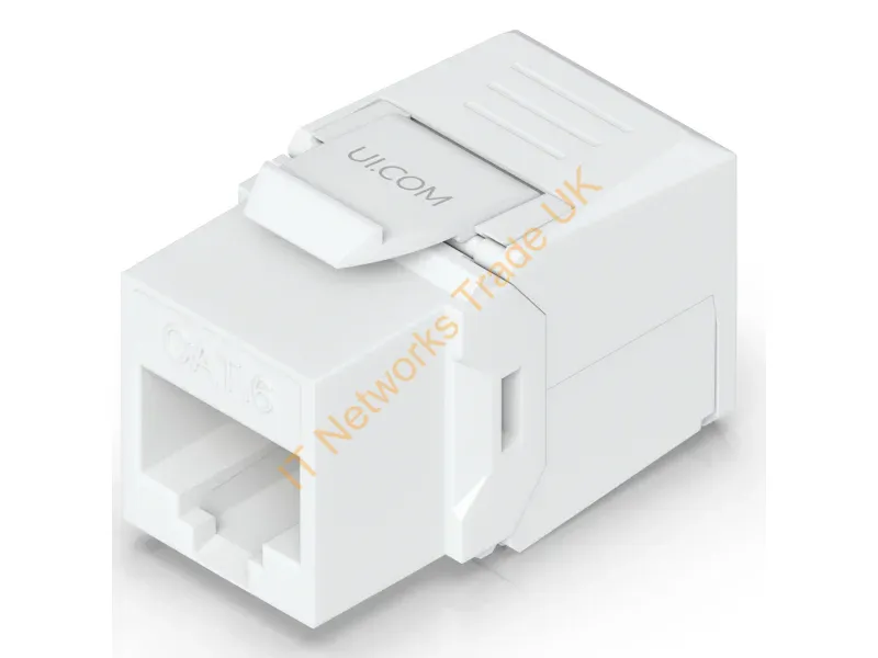 UACC-KEYSTONE-JACK-C6 - Strategic Sourcing Ubiquiti Cat6 Keystone Jack, 12-Pack
