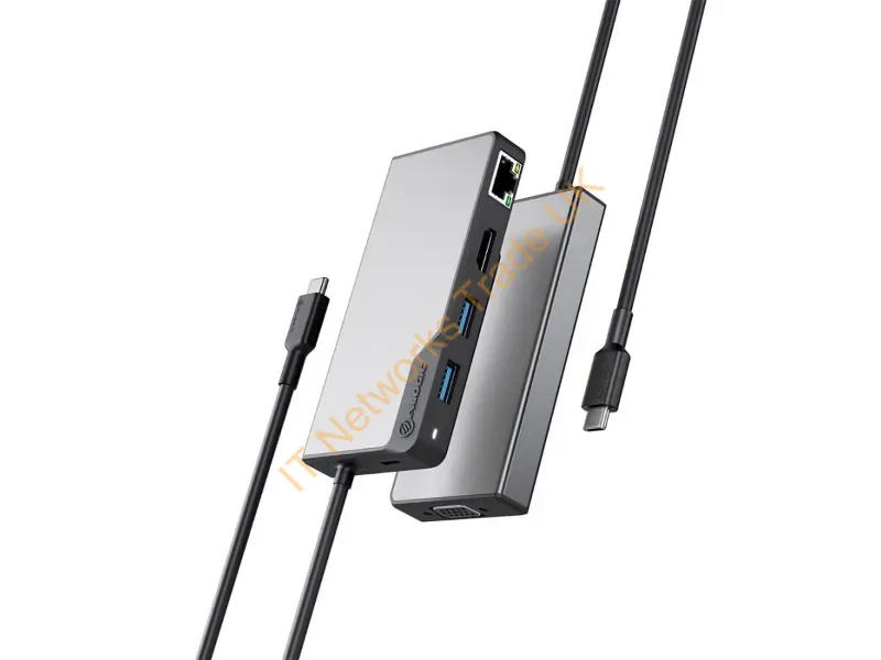UCFUPRGVV2-SGR - ALOGIC USB-C Fusion MAX 6-in-1 Hub V2