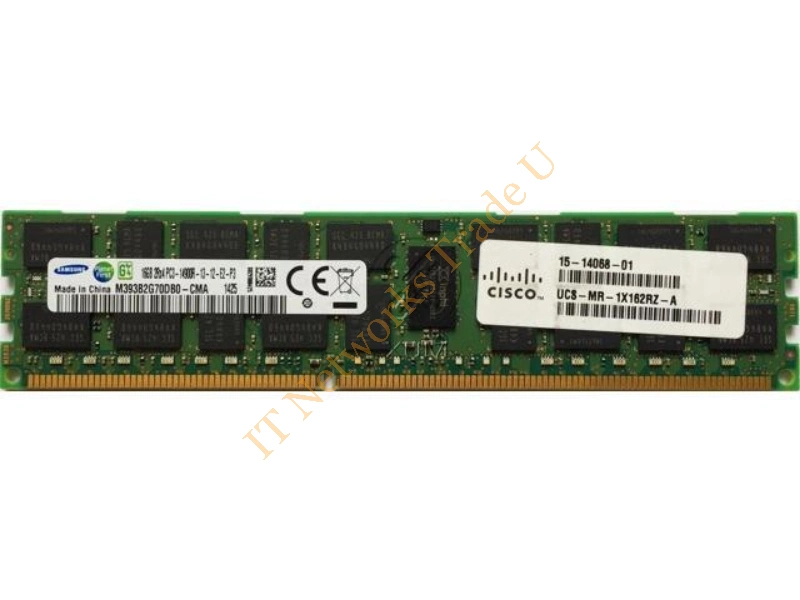 UCS-ML-1X324RU-A= Cisco 32GB DDR4-2133MHz PC4-17000 ECC Registered CL15 288-Pin Load Reduced DIMM 1.2V Quad Rank Memory Module Server Memory