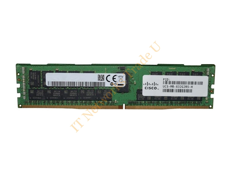 UCS-MR-X32G2RS-H Cisco 32GB DDR4-2666MHz PC4-21300 ECC Registered CL19 288-Pin DIMM 1.2V Dual Rank Memory Module Server Memory