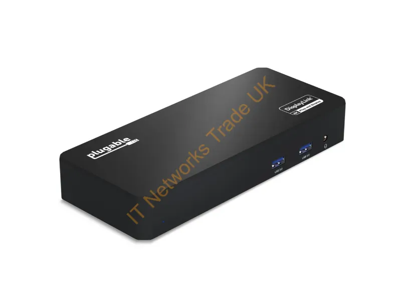 UD-6950PDZ - Plugable Technologies Ud-6950Pdz Laptop Dock/Port Replicator Wired Usb 3.2 Gen 1 (3.1 Gen 1) Type-C Black