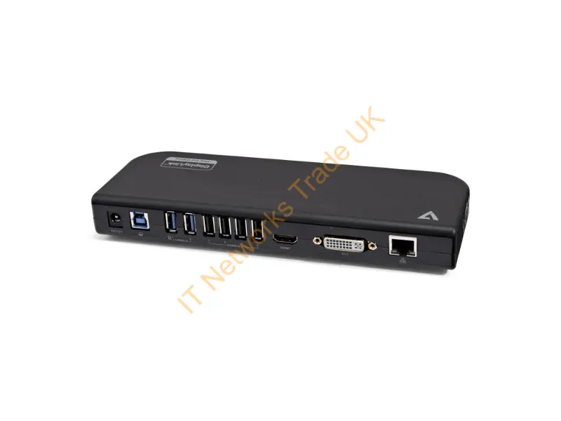 UDDS2 - V7 Udds2 Laptop Dock/Port Replicator Docking Usb 2.0 Black