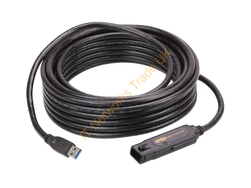 UE3310 - Aten Ue3310 Usb Cable Usb 3.2 Gen 1 (3.1 Gen 1) 393.7" (10 M) Usb A Black