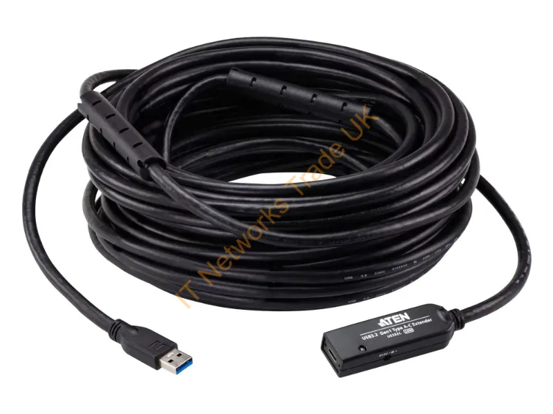 UE332C - Aten Ue332C Usb Cable Usb 3.2 Gen 1 (3.1 Gen 1) 787.4" (20 M) Usb A Black