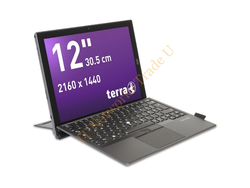 Wortmann AG TERRA PAD 1270 1GHz m3-7Y30 12" 2160 x 1440pixels Touchscreen Black Hybrid (2-in-1) Laptop System