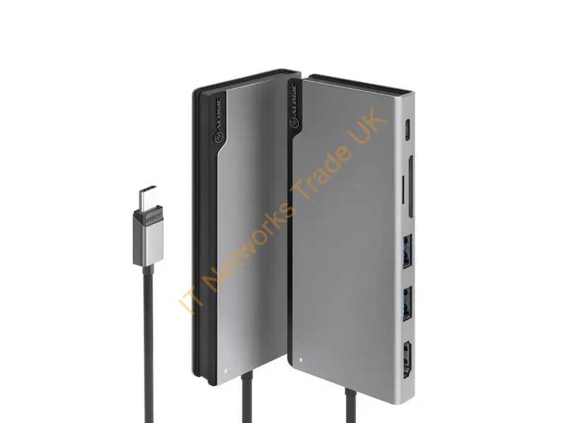 ULDUNIV2-SGR - ALOGIC ULDUNIV2-SGR notebook dock/port replicator Wired USB 3.2 Gen 1 (3.1 Gen 1) Type-C Grey