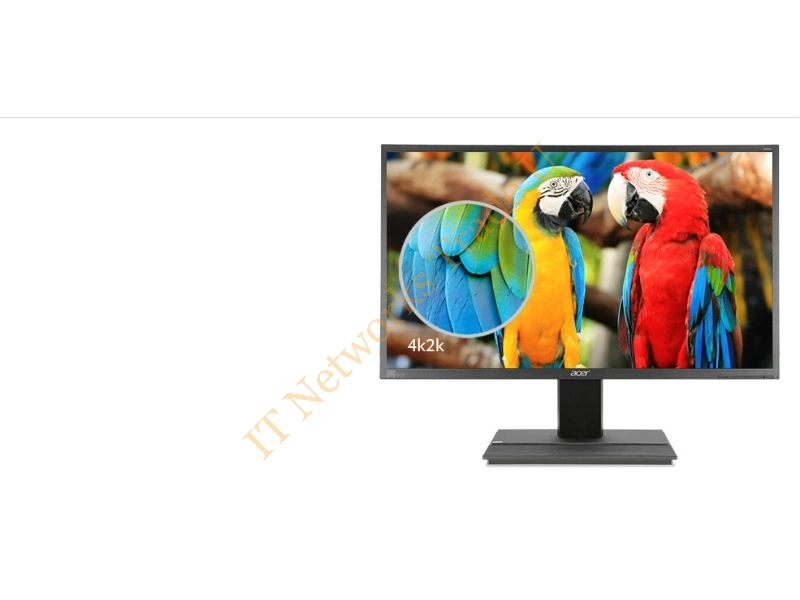 UM.JB6EE.005 - Acer B6 B326HKymjdpphz 32" 4K Ultra HD LED Matt Black, Grey computer monitor