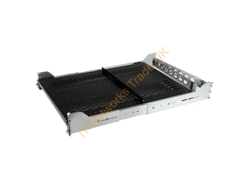 StarTech.com 2U Vented Sliding Rack Shelf w/ Cable Management Arm & Adjustable Mounting Depth 50lbs / 22.7kg Accessory