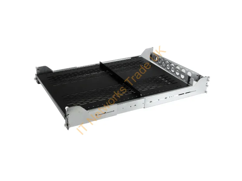 StarTech.com 2U Vented Sliding Rack Shelf w/ Cable Management Arm & Adjustable Mounting Depth 125lbs / 56.7kg Accessory
