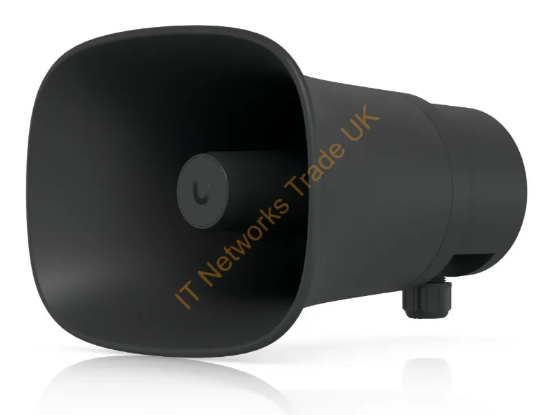 UP-AI-HORN-SPEAKER-B - Ubiquiti Up-Ai-Horn-Speaker-B 1-Way Black Wired