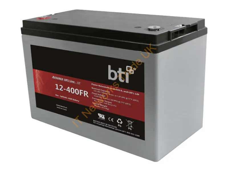 UPS12-405PLP-BTI - Bti Bti Ups12-405Plp-Bti 12V 104Ah Sealed Lead Acid Battery For Various Back-Up Ups Systems, Alarm Systems, Data Centers