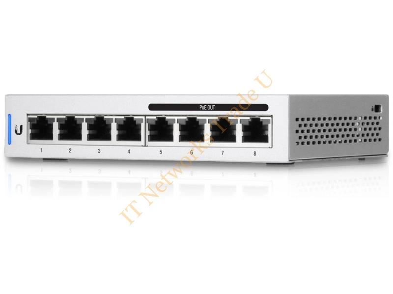 US-8-60W-5 - Ubiquiti Networks UniFi 5 x Switch 8 Managed network switch Gigabit Ethernet (10/100/1000) Power over Ethernet (PoE) Grey