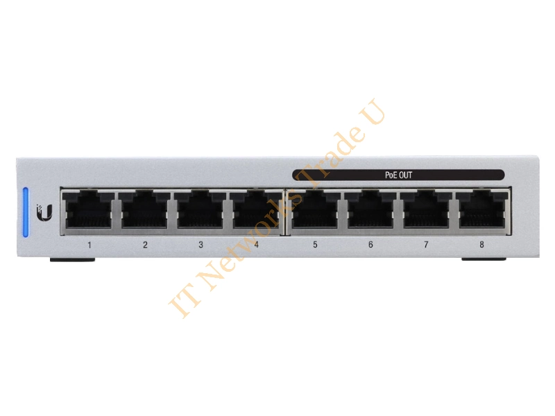 US-8-60W - Ubiquiti Networks UniFi Switch 8 Managed network switch Gigabit Ethernet (10/100/1000) Power over Ethernet (PoE) Grey