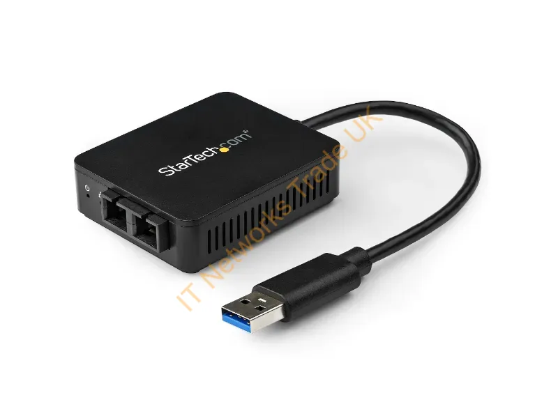 StarTech.com USB 3.0 to Fiber Optic Converter 1000Base-SX SC Networking Accessory