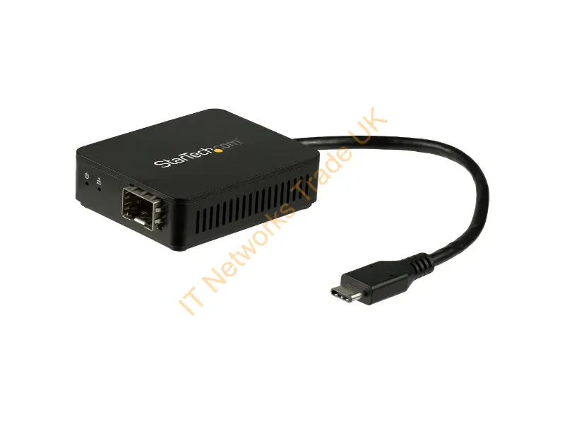 StarTech.com USB-C to Fiber Optic Converter Open SFP Networking Accessory