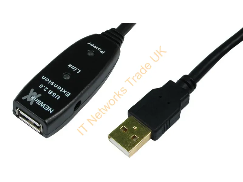 USB2-REP30 - Cables Direct 30m USB 2.0 A/A USB cable USB A Black