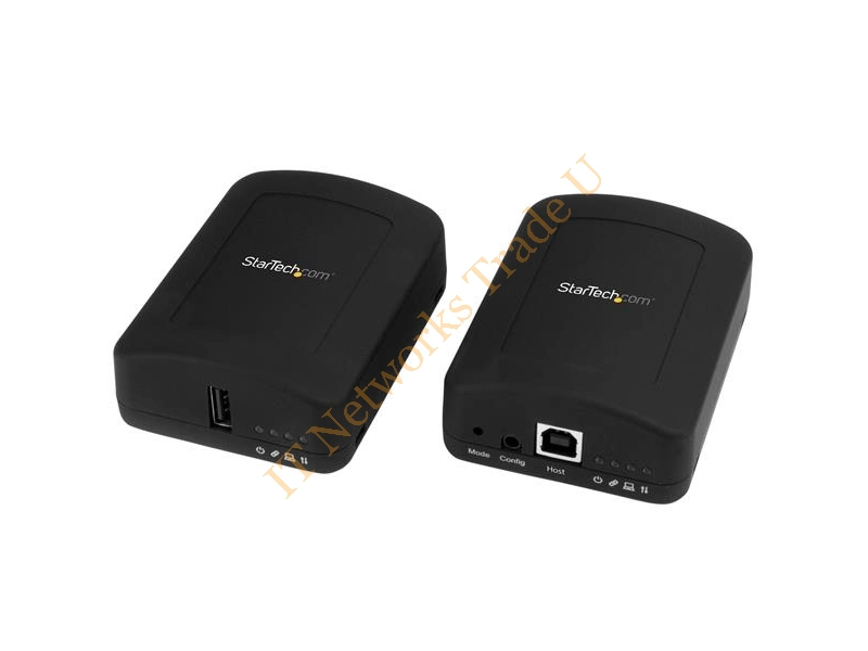 StarTech.com 1-Port USB 2.0-Over-Cat5-or-Cat6 Extender Kit Locally or Remotely Powered 330 ft. (100 m) Accessory