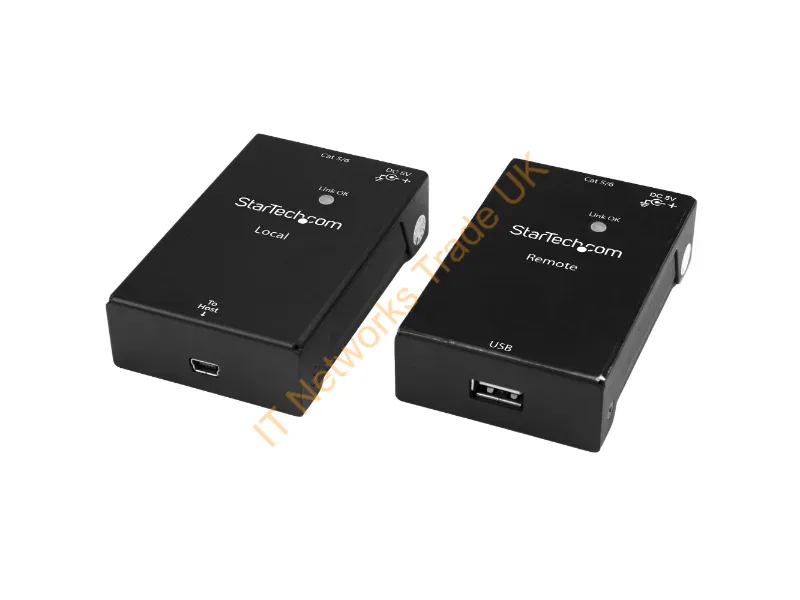 StarTech.com 1-Port USB 2.0-Over-Cat5-or-Cat6 Extender Kit 165 ft. (50 m) Accessory