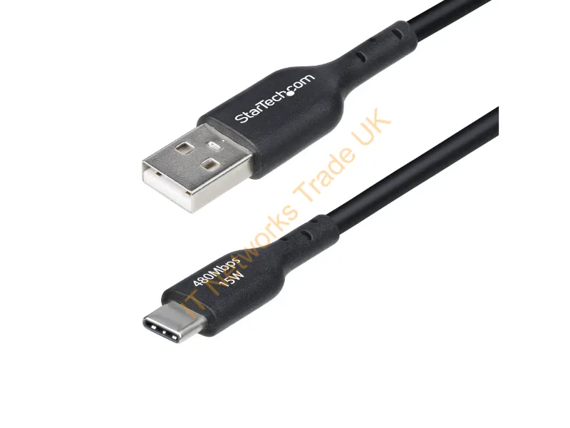 USB2AC6FBKE10PK - Startech.Com Usb2Ac6Fbke10Pk Usb Cable Usb 2.0 70.9" (1.8 M) Usb A Usb C Black